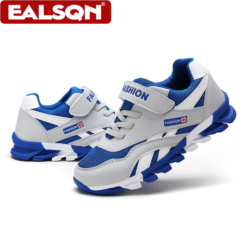 

Дышащая летняя детская спортивная обувь для детей 5-16 лет, нескользящие кроссовки для бега для мальчиков, удобная школьная прогулочная обувь