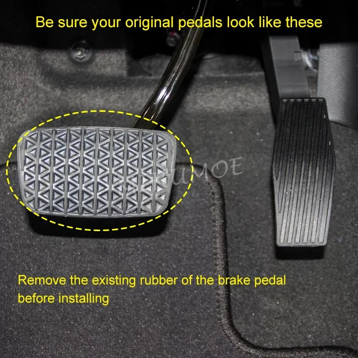 Steel Foot Gas Brake Pedal Cover Set For Chevrolet Cruze Malibu Impala Equinox Buick Regal Lacrosse Envision Car Accessories