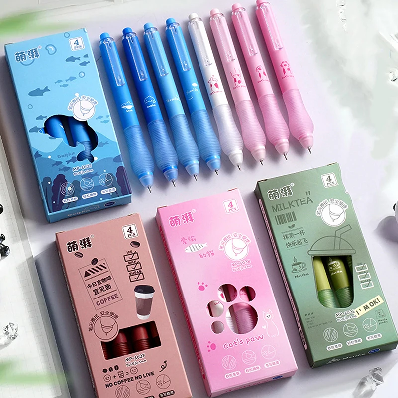 4 шт., набор стираемых гелевых ручек