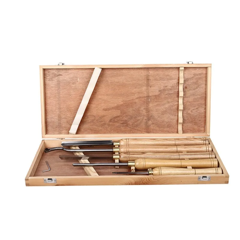 5 قطعة/الخشب سرعة الصلب سيارة سكين خشبي مخرطة دوارة سكين خشب متين نحت النجارة سكين مجموعة صناديق HSS يده عالية