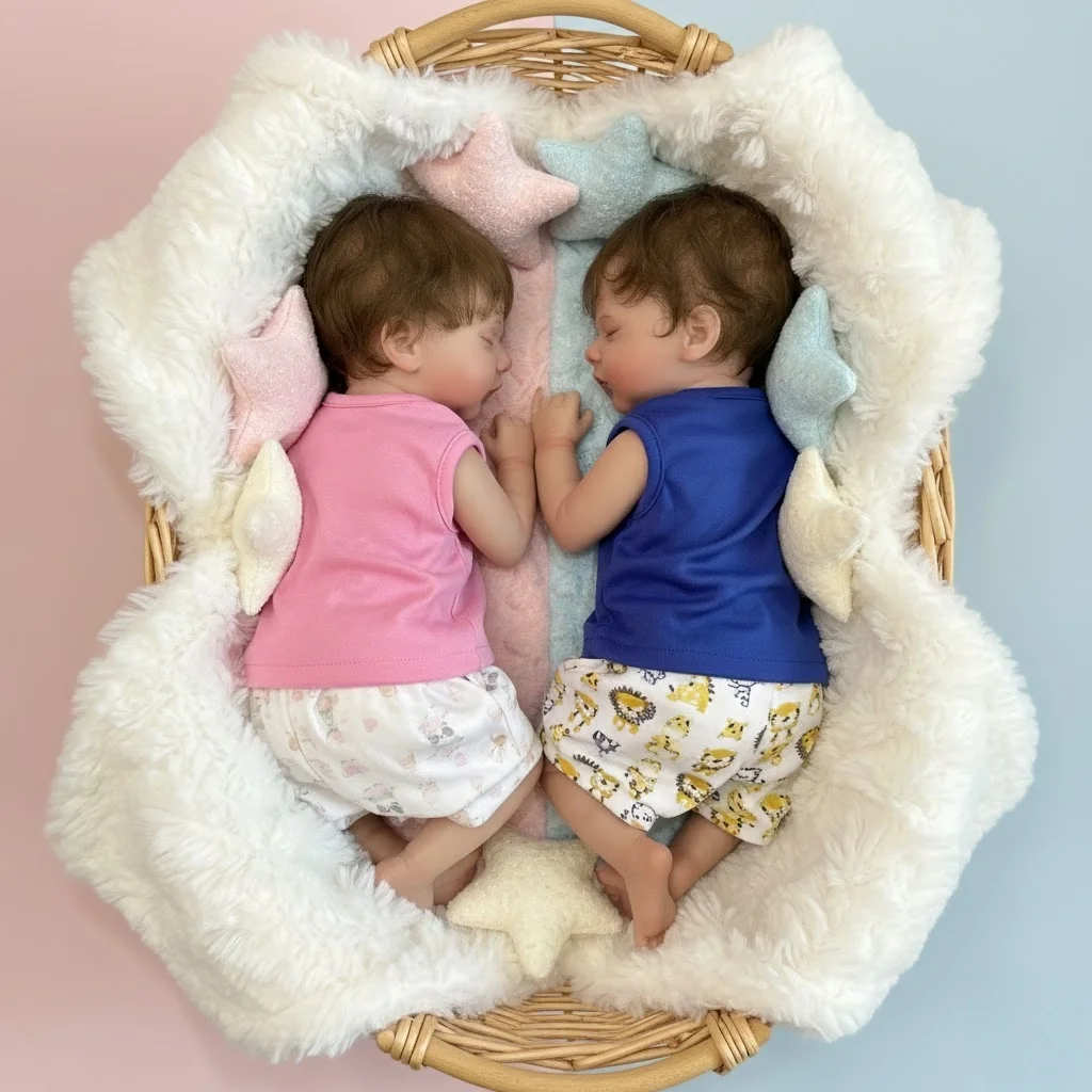 18" Sam Full Body Silicone Vinyl Bebê Reborn Dolls With Girl/Boy Belly Painted Reborn Baby Doll Zabawki dla dzieci Muñecas Reborn