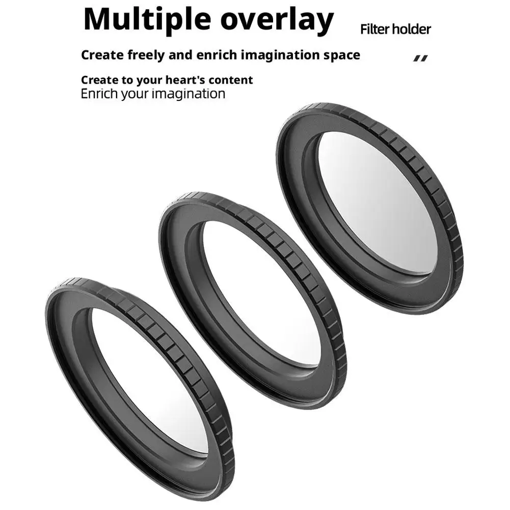 Metal Filter Holder for dji Osmo Action 6 Lightweight & Filter Mount Frame, Protective Filter Adapter For Action Camera