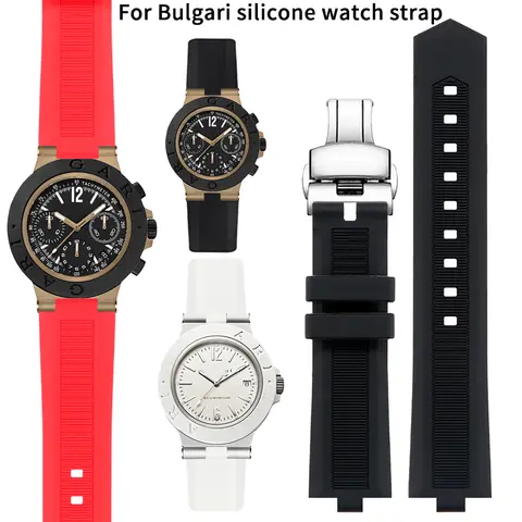 Bvlgari Watch Strap Genuine Leather -AliExpress