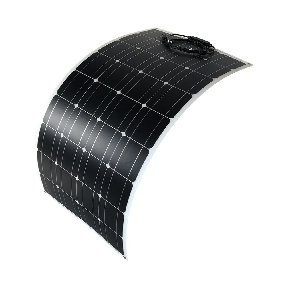 80W 12V Waterproof Flexible Solar Panel, Special Design for Boat RV Yacht Motorhome Outdoor Power Supply