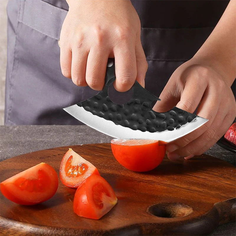 Multifunctional Knife Meat Cleaver Bone Cleaver Forging Knife Stainless Steel Kitchen Knife Cooking Tools BBQ