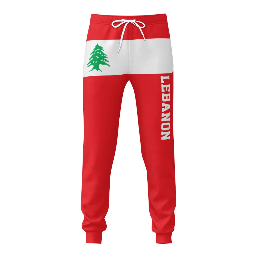 Мужские спортивные штаны с флагом Ливанского Леванские брюки с карманами Бегуны Футбол Футбол Многофункциональные спортивные штаны с шнурком