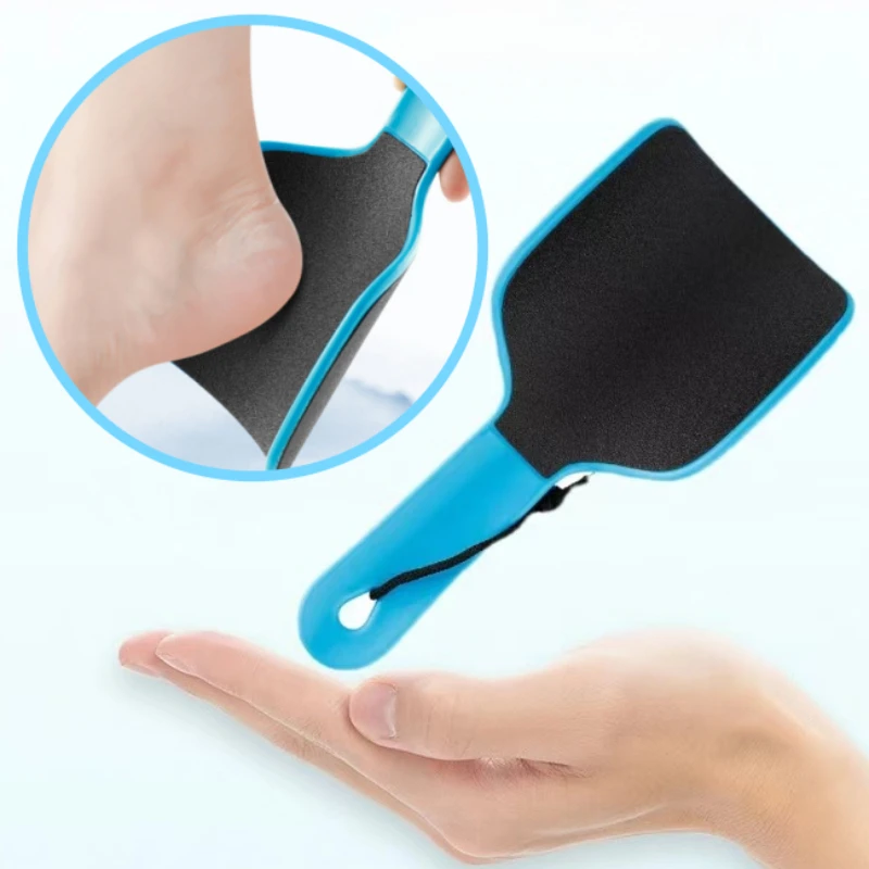 Zakrzywiony pilnik do stóp, do usuwania martwego naskórka i odcisków, dwustronny, w kształcie litery U, profesjonalny pilnik do pedicure.