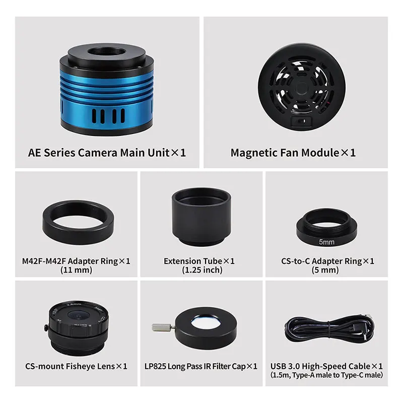 TOUPTEK AE676C Multi-Purpose Astronomy Camera for Astrophotography And Deep-Sky Imaging