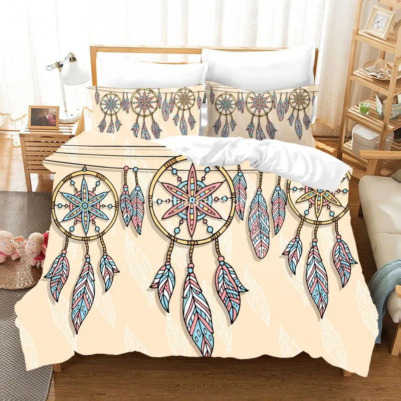 

Dream Catcher Luxury Bedding Set Fancy Duvet Cover Sets Comforter Duvet Cover Twin Queen King Single Size Dropship