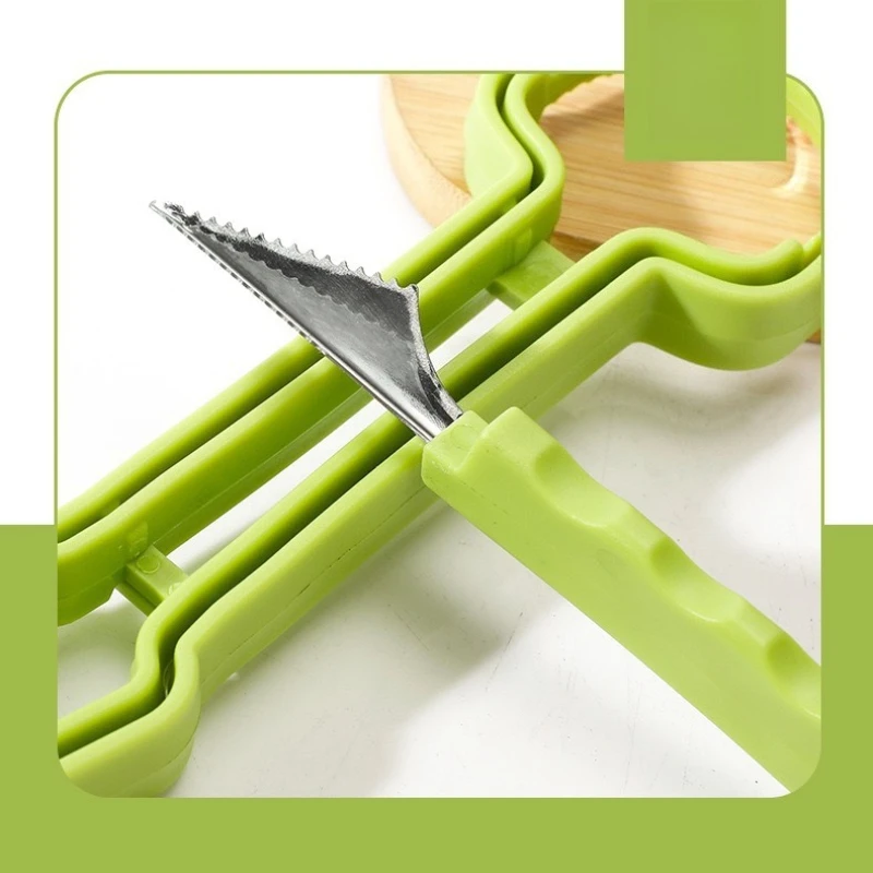 Three-in-one Fruit Carving Knife, Fruit Ball Digging Device, Stainless Steel Fruit Carving Knife To Watermelon Three-piece Set