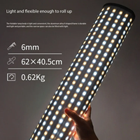 Falconeyes AFEFT 100W Foldable Rollable Cloth LED Video Light Studio light 2700K-6500K 11000Lux Fill light APP Control for Photo