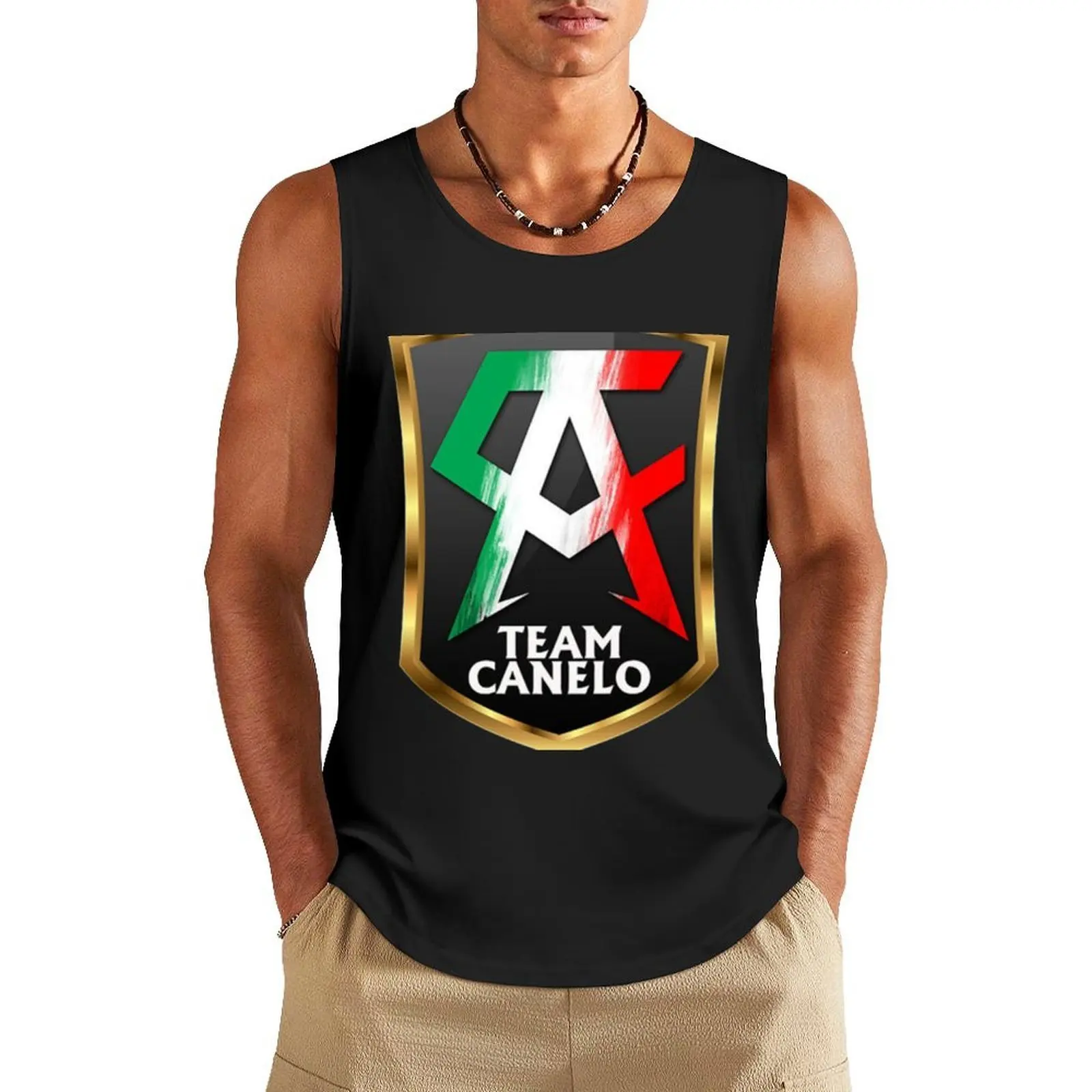 

Canelo Funny Saul Alvarez boxer Tank Top basketball clothing sleeveless jackets gym Men's t-shirts
