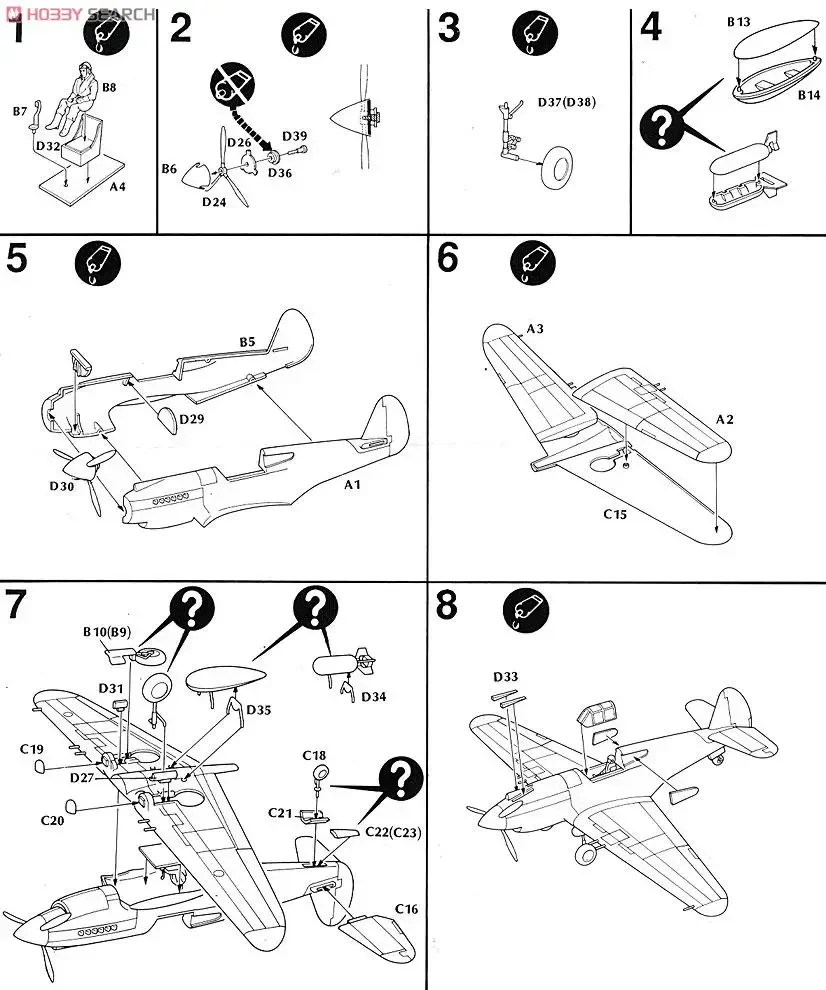 Academy – kit de modèle en plastique AC12456 1/72 P-40B