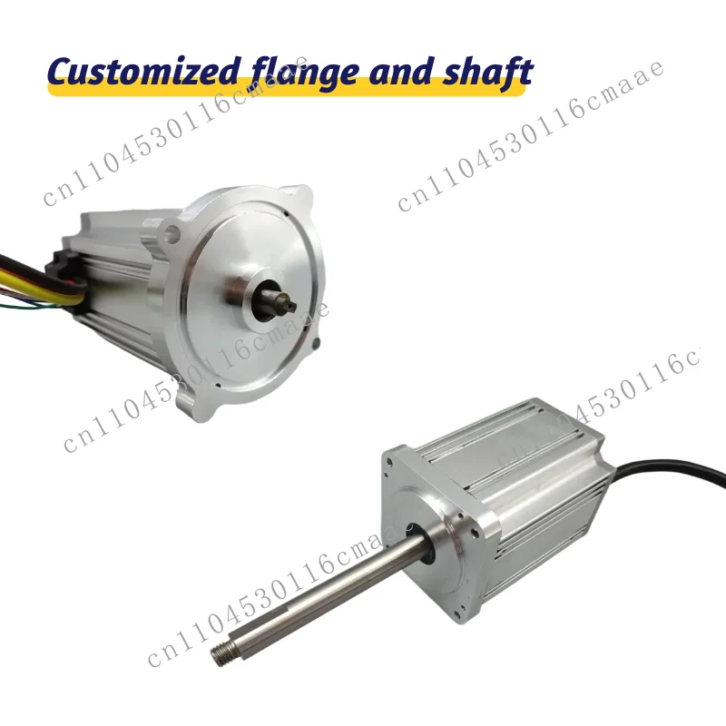 80Mm 24V/48V/310V BLDC brushless DC motor, 3000rpm 500W/600W power permanent magnet structure low noise