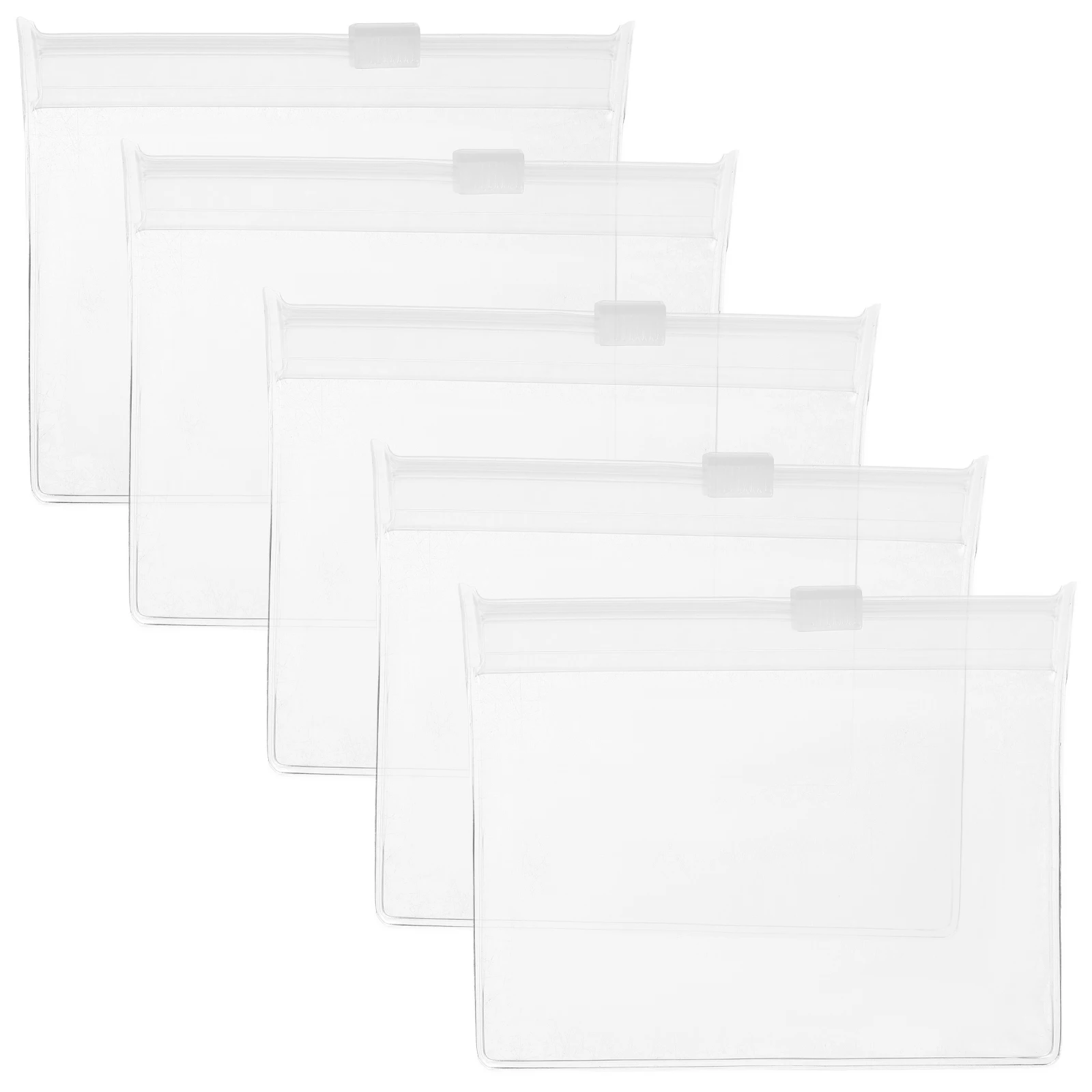 

12 Pcs EVA 9 5x7 5cm Transparent Travel Medicine Organiser Reusable Self Sealing Storage Pouches Gifts Packaging