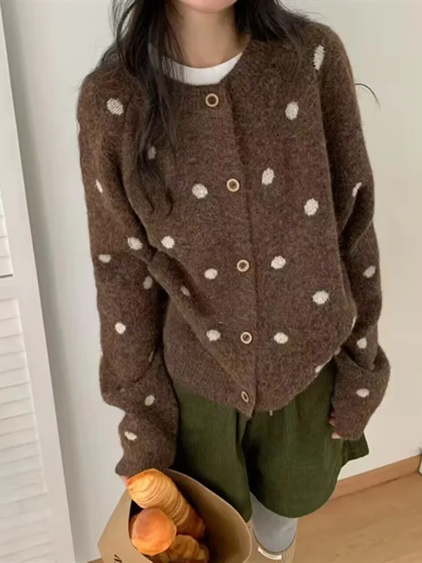 

Sweaters Jumpers Cardigans Womens Eith Hood Woman Ribbed Knit Students Detail Regular Fit Colorful Casual Elegant Sophisticated