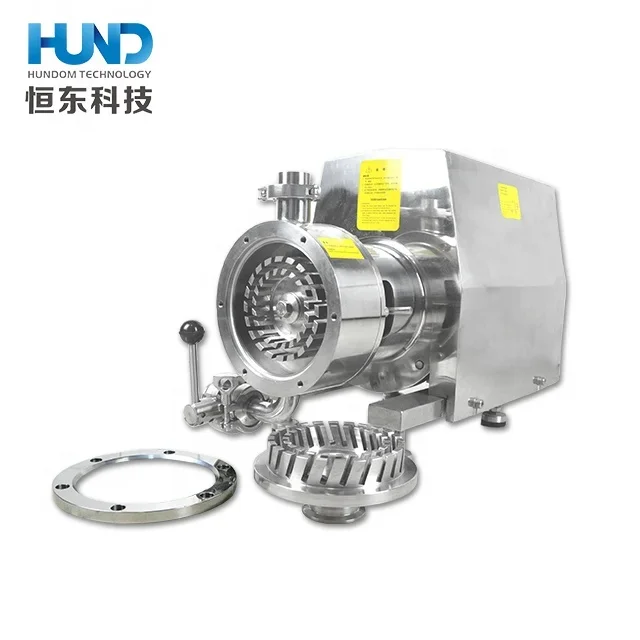 Food grade inline high shear emulsifier mixer for cosmetic,shower gel,body wash,bath cream