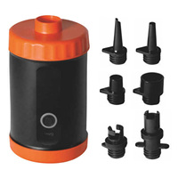 Electric Air Pump High-Pressure for Inflatable Tents Rechargeable with 5 Nozzles for SUP Inflatable Sofa Bed Swimming Pool Kayak