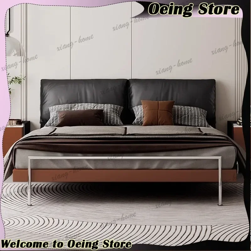 LSMinimalist Nordic Bed Twin Unique Frame Children Bed Nightstands Dressers Cama De Lujo Para Dormitorio Bedroom Set Furniture