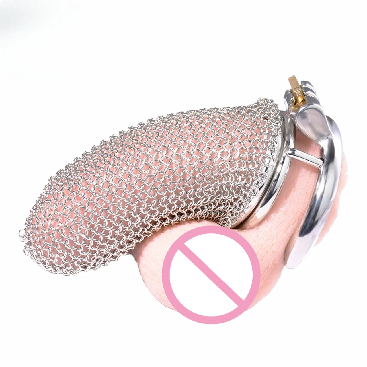 40-55mm Stainless Steel Mesh Male Chastity Device Smooth and Light Cock Cage Sex Toys for Men Penis Urethral Lock Adult Game