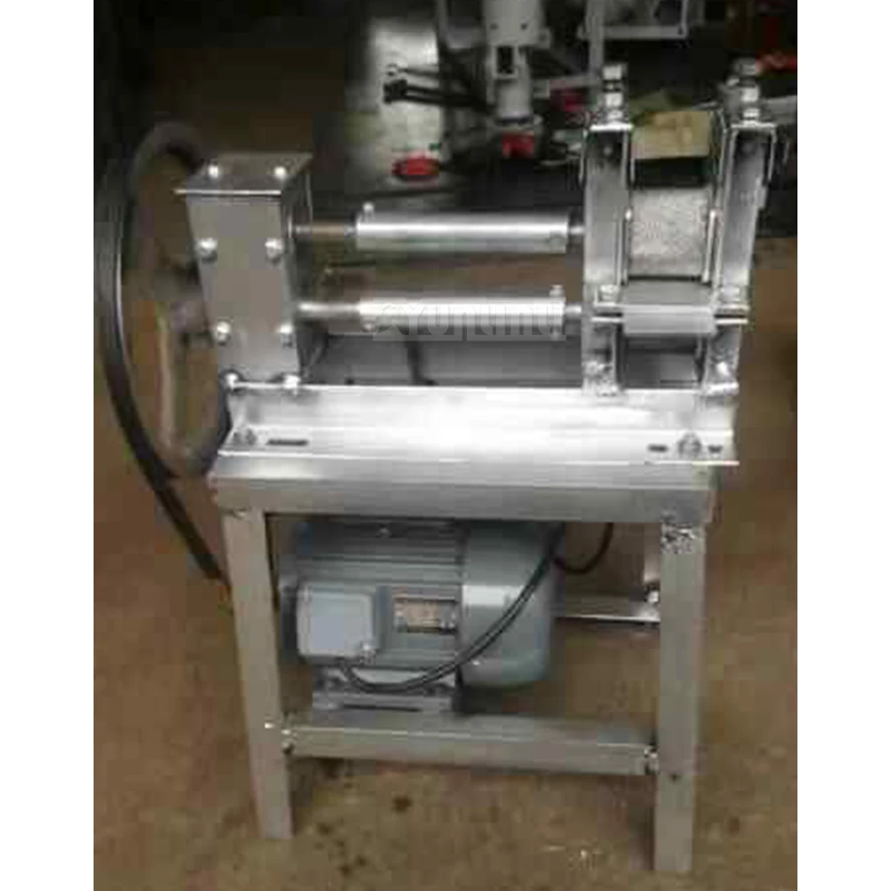 Yunlin Li Electric Bamboo Slice Layering Machine Strip Head Bamboo Breaking Grate Machine for Wood Processing
