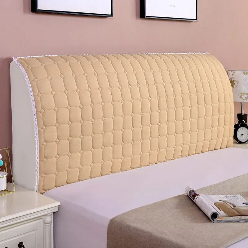

Simple Multi-color Headboard Protective Cover High Elastic Dustproof Bedside Cover Soft Home Pure Cotton Bed Head Covers