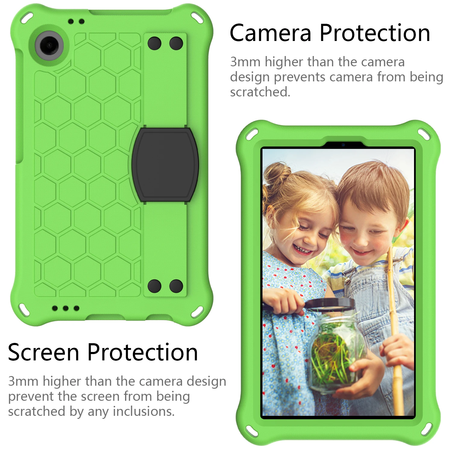 

EVA+PC table Case For Samsung Tab A11 plus A9 + S10 Lite 10.9" S6 A7 lite S9 S8 S7 FE Kids safe shockproof Cover with hand strap