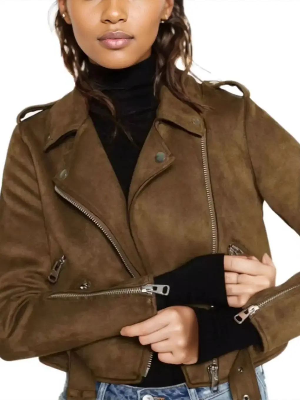 Casacos de couro falso com cinto para mulheres, vintage, grosso, falso, fosco, moto, casacos de motociclista, luxo, designer, streetwear, outono, inverno