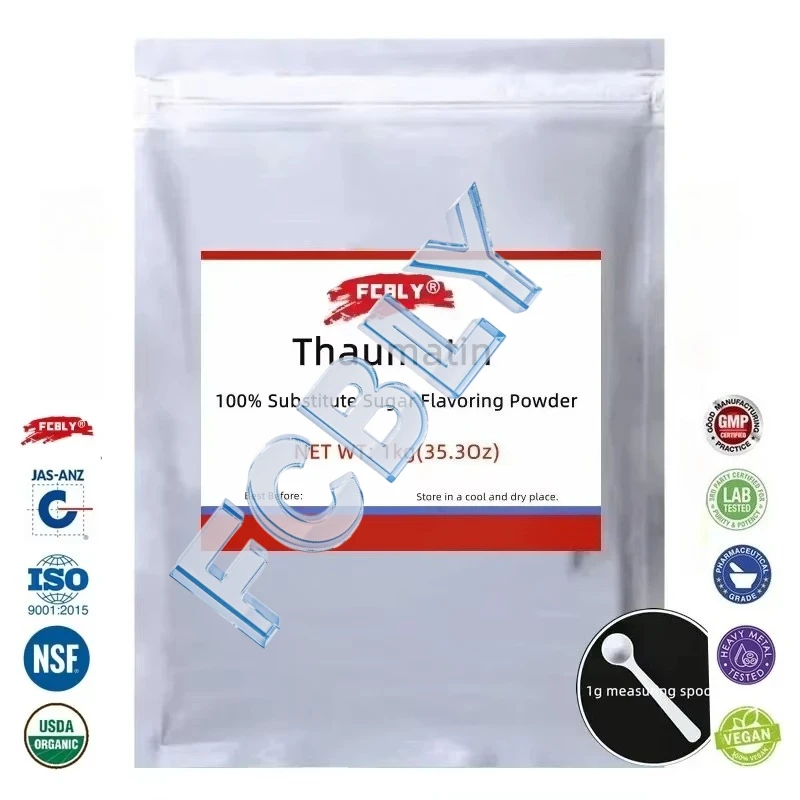 La fábrica del edulcorante en polvo de Thaumatina al 99% especializa el embalaje de bolsas personalizadas para una entrega rápida en Global