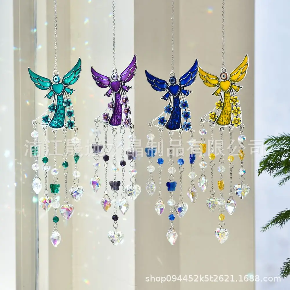WW direct supply multi-color angel love model, courtyard light collection jewelry, balcony window sill hanging decoration
