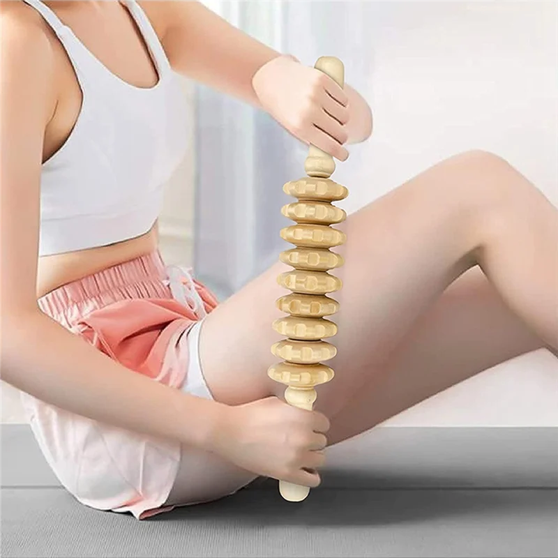 

6Pcs/Set Wood Therapy Massage Tools For Body Shaping,Fascia Lymphatic Drainage Massager Body Roller Therapy