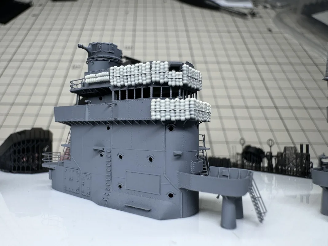 MUYI MODEL R350051 1/350 FEILONG Protective Cloth Roll Mini Parts 3D Print 1pc Warship Deck Diorama Hobby Upgrade Accessories