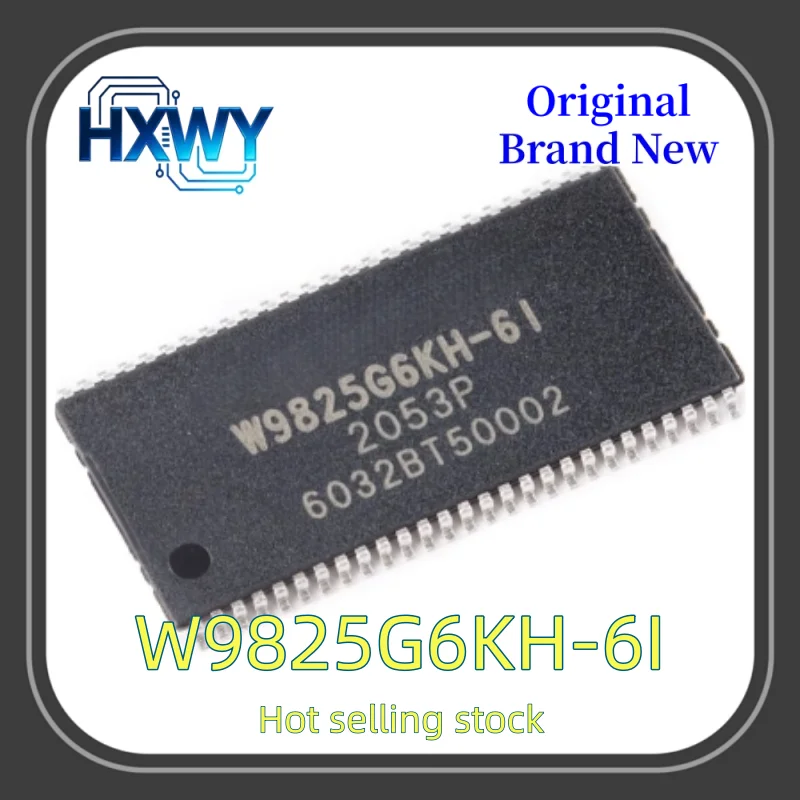(5/10pieces) W9825G6KH-6I W9825G6KH TSOPII-54 DRAM Memory New Electronic Parts Fast Delivery High Quality In Stock
