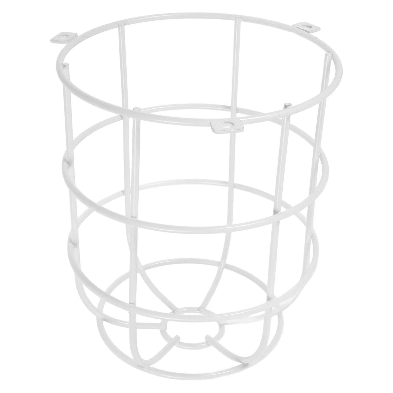 

Explosion-proof Lampshade DIY Frame Vintage Iron Guard for Bulb Wire Metal Sturdy Bracket Lighting Solar Lamp Holder