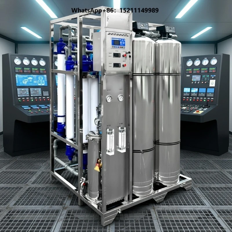 Automatic Backwash PVDF UF Water Filter System for Construction Use 250L/Hour 0.5kW 220V