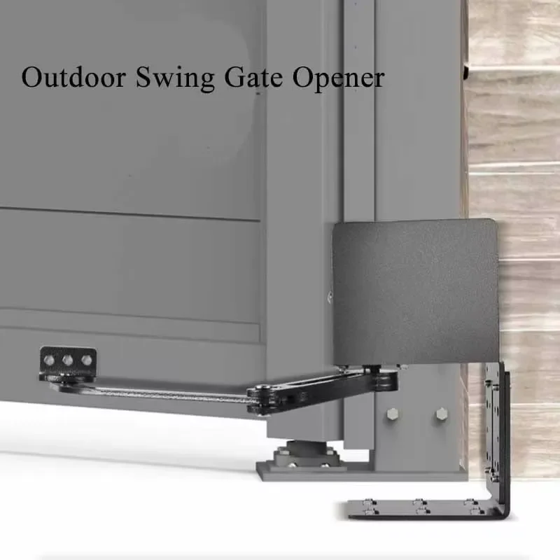 Automatic Electric Swing Door Opener Outdoor Smart Access Control System with Remote Induction Sensor for Home Security Gate