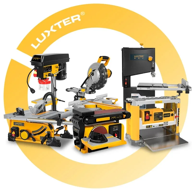 6-in-1 Woodworking Machine Combo W/ Table Saw, Miter Saw,Planner,Band Saw | All-in-One Space Saving Power Tool For DIY & Pro Use