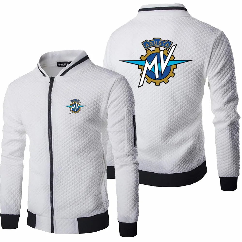 2023 neue Herren MV Agusta Jacke Frühling Herbst Langarm Mode Sportswear lässig Reiß verschluss Hoody männliche Sweatshirts