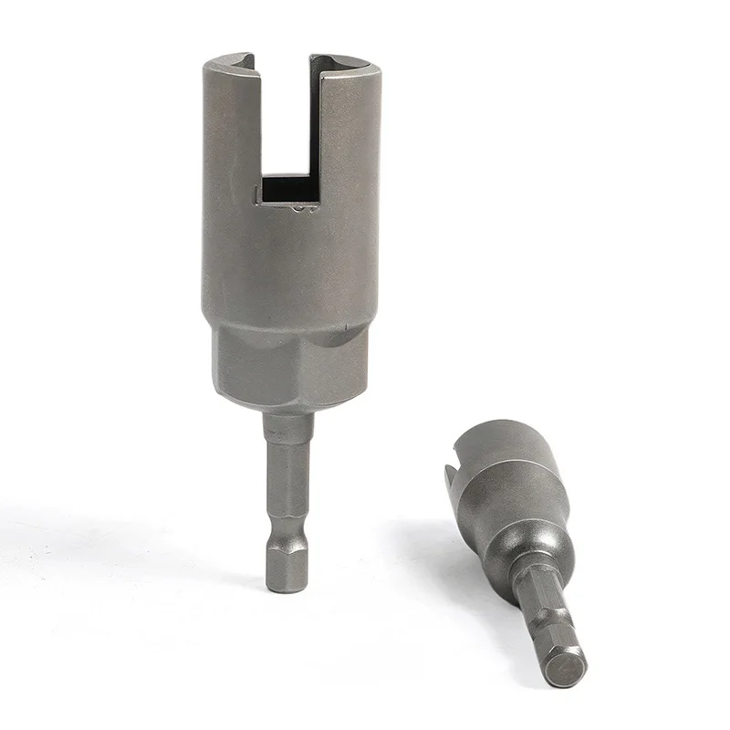65mm 80mm Natürlicher Schlitz-Flügelmutter-Steckschlüssel mit Sechskantgriff für Elektroschrauber – Detail 8