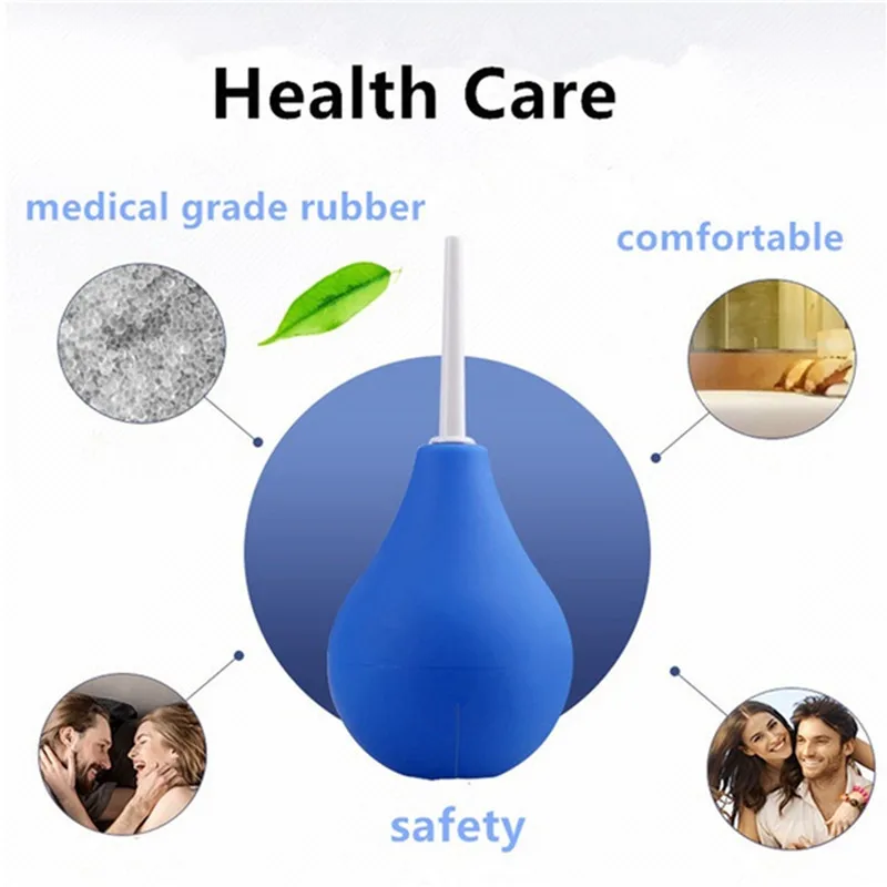 Medical Enema Irrigator Enema Bulb Syringe Anal Douche Cleaner Enema Colon Cleanse Feminine Hygiene Enema Anal Cleaner Devices