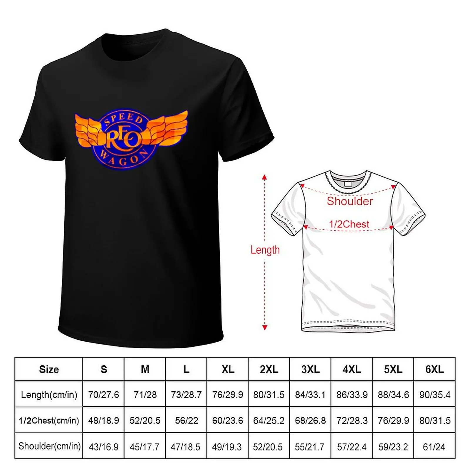 reo speed wagon best logo band T-Shirt Daily Wear Plain Short Sleeve Shirt