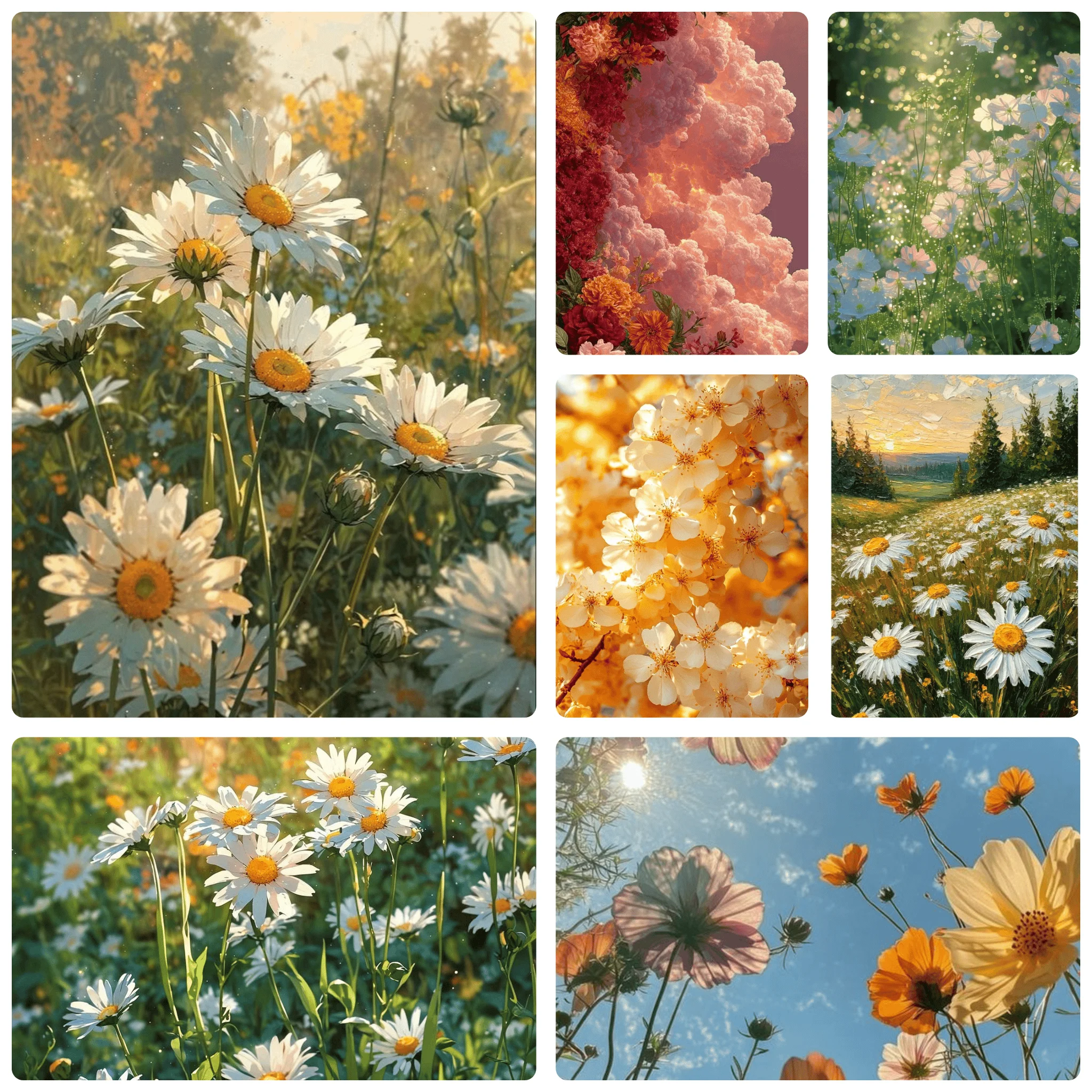 

Sunlit Daisy Field 500PCS Jigsaw Puzzle Educational Games Colorful Puzzles Gifts Home Decor