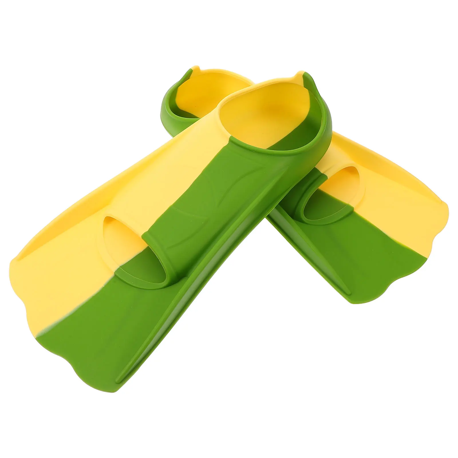 

Silicone Short Fins 36 38 Comfortable Open Toe for Swimming Snorkeling Diving Training Men Flippers For Swimming Men Women