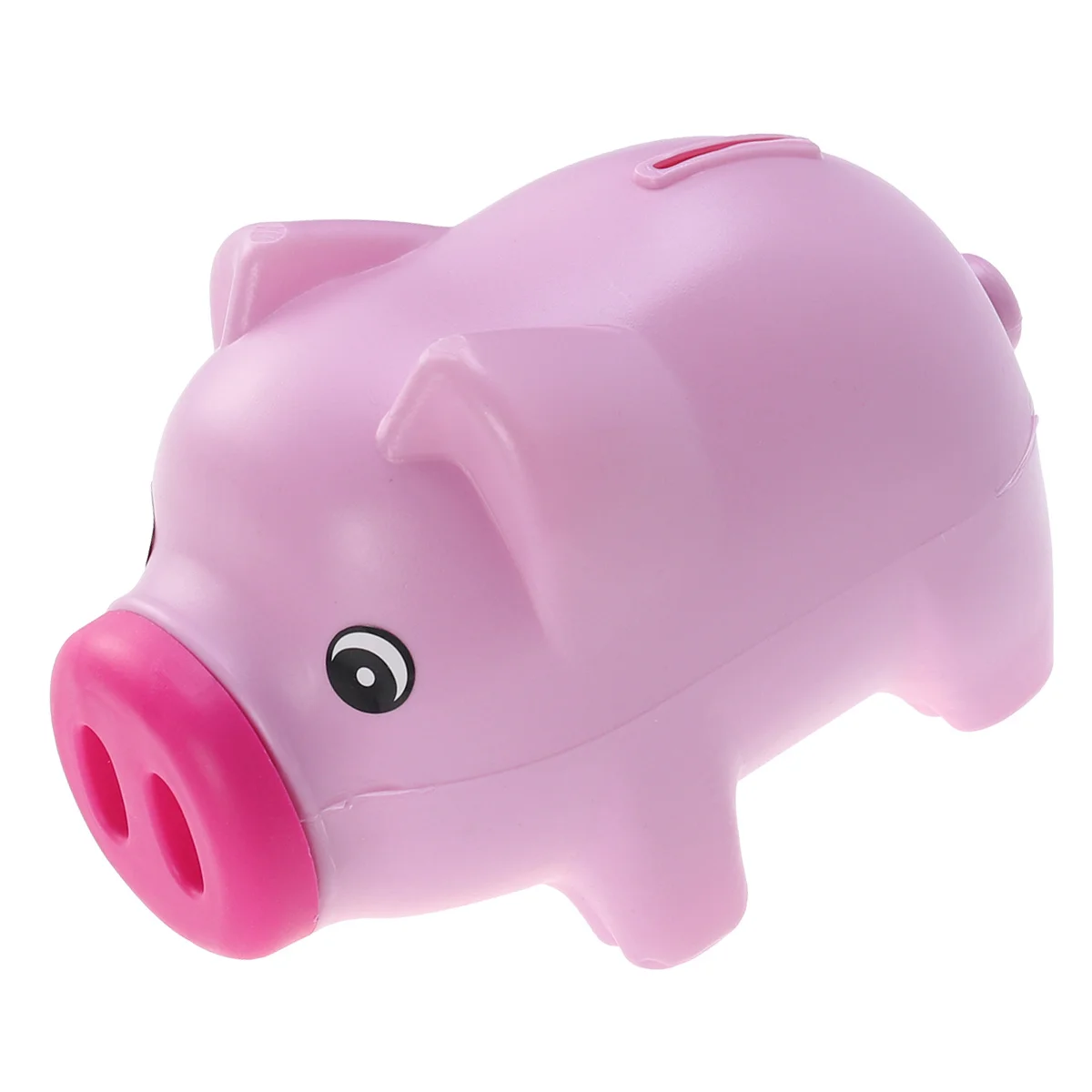 Plastic Spaarpot Munt Bank Spaarpot Spaarpot Kinderkamer Decor Rose Rood Moedigt Kindbesparend Schattig Tafelplank aan