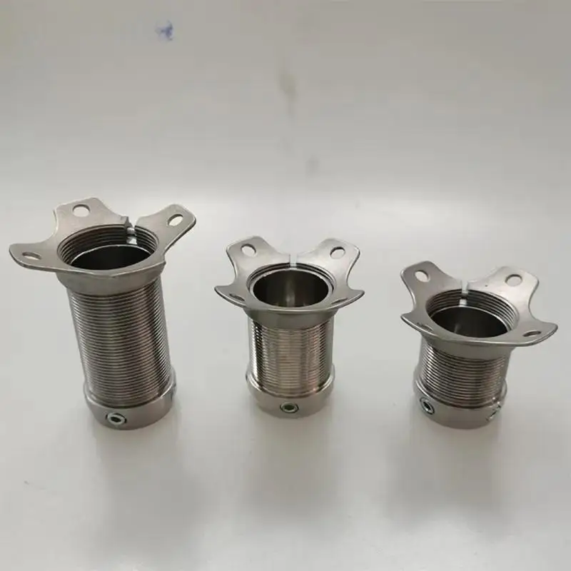 Elongated Four Jaws Rotatable Tube Adapter Stainless Steel Prosthesis Connector for Lower Limb 4P63-L Series Components
