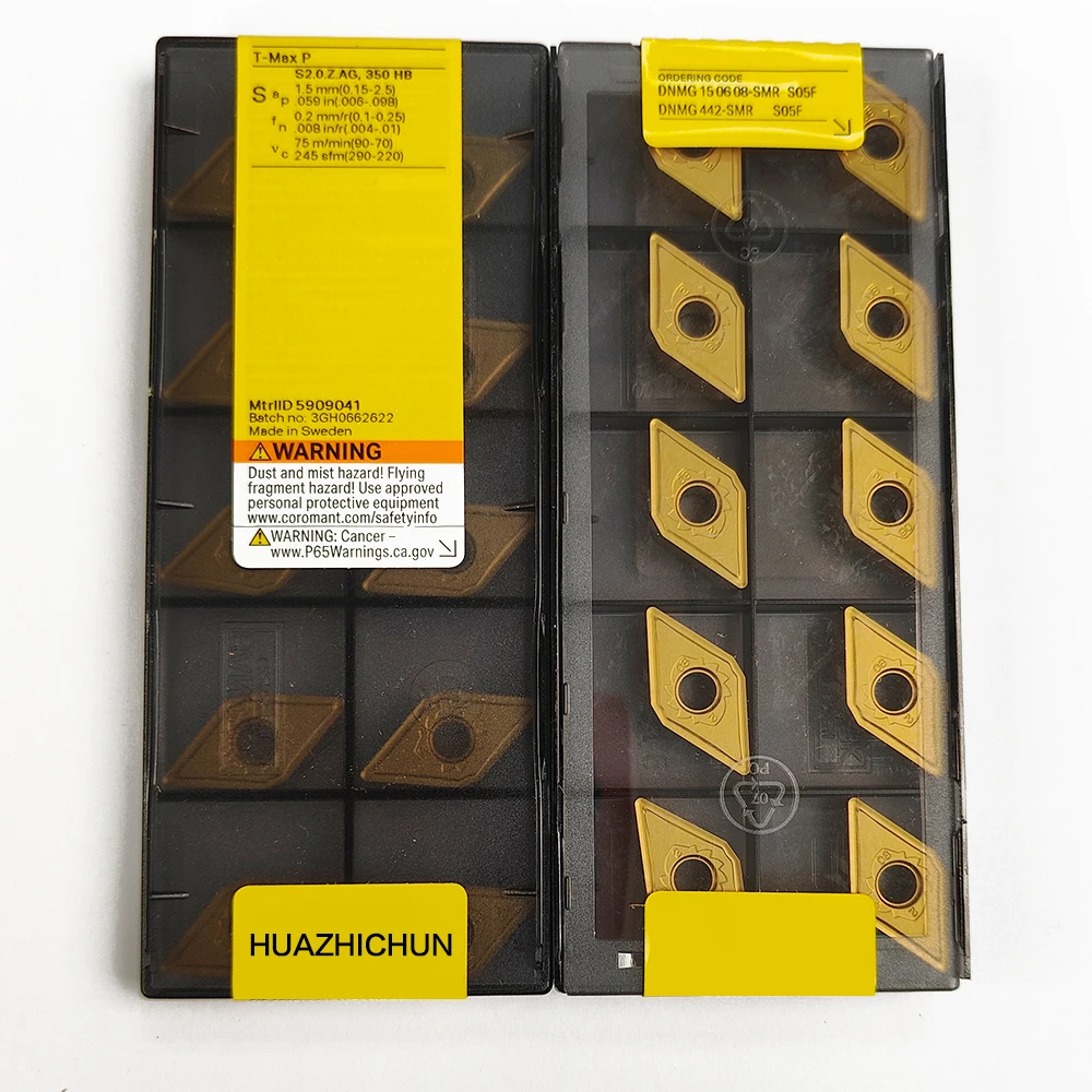 

HUAZHICHUN DNMG 150608-SMR S05F Твердосплавные пластины с ЧПУ для токарных режущих инструментов
