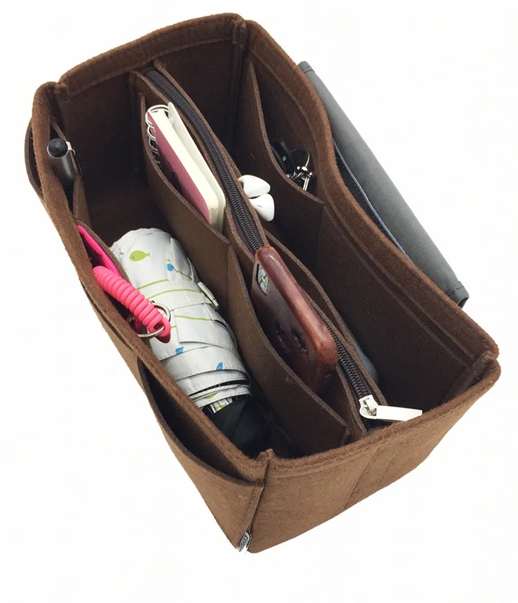 Purse Organizer Insert, Felt Makeup Linner Bag Men's And Women's Luxury Travel Handbag & Tote Shaper, For Keepall 45 50 55 60