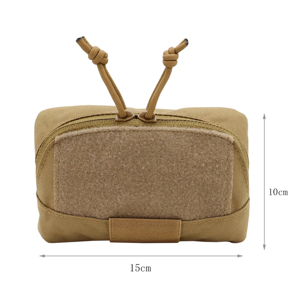 Tactical Molle Mini Pouch Vest Admin Pouch Chest Expansion Sub Bag Tool EDC Bag Belt Waist Belt Pack Hunting Bag