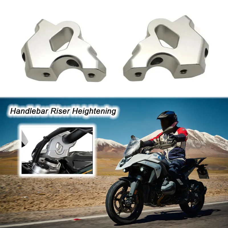 

R1300GS Handlebar Riser Drag Handle Bar Clamp Extend Adapter For BMW R1300 GS GS1300 R 1300 GS ADV Adventure GS1300 2023-2024