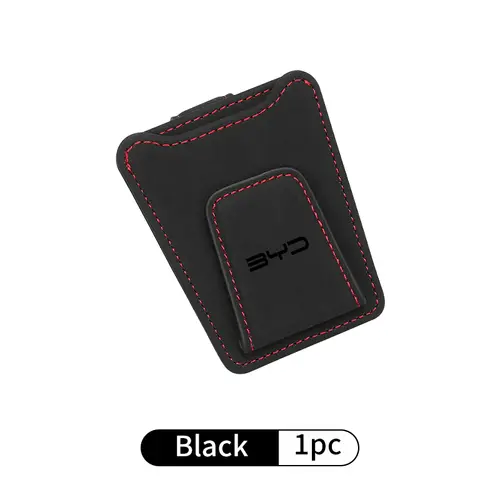 Car Sun Visor Glasses Clip Leather Sunglasses Card Holder For BYD F3 I3 F0 F6 S6 S8 E5 E6 G3 G6 L3 S7 M6 Tang Song Qing Yuan Max - Image 9
